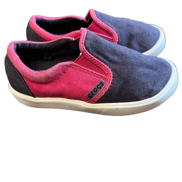 Unisex Crocs Slip-On Shoes - Size 9c - Blue/Red - Picture 4 of 6